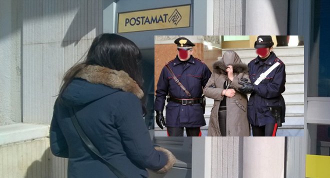 arresto donna frattamaggiore pensionato derubato