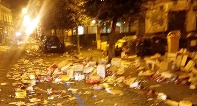 frattamaggiore rifiuti befana 0