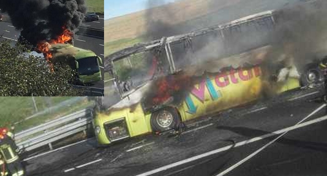 bus a fuoco