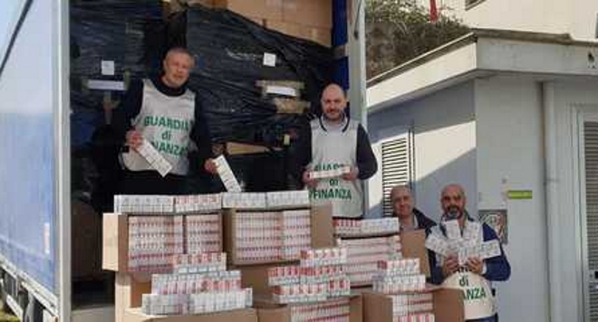 contrabbando finanza aversa