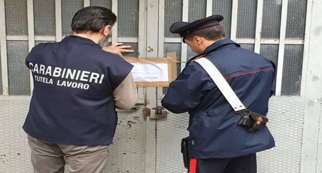 LAVORO NERO: SEQUESTRATO OPIFICIO TESSILE, 96000 EURO DI SANZIONI - Landolfo Giuseppe