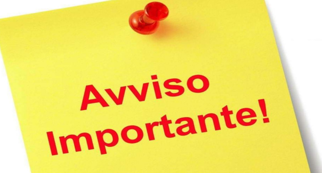 avviso importante