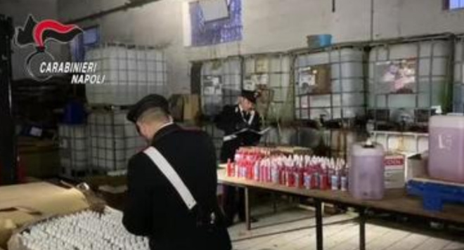 carabinieri detersivi abusivi