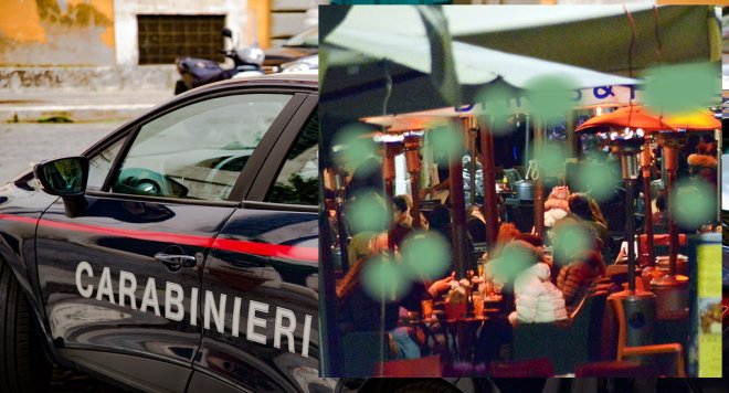 carabinieri locali affollati