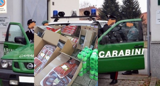 carabinieri forestali sequestro alimentari