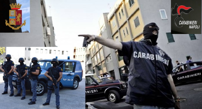 blitz polizia e carabinieri