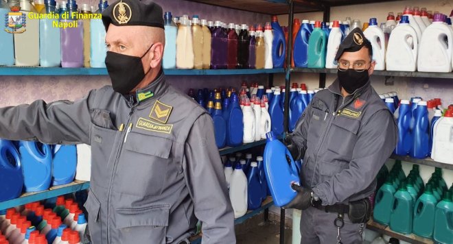 guardia di finanza detersivo